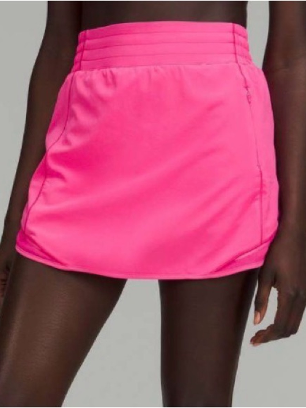 Lululemon Hotty Hot High-Rise Skirt tennis skort shorts Sonic Pink waisted